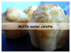 muffin surimi carotte