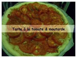 tarte à la tomate & moutarde