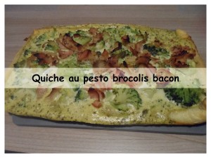 Quiche au pesto brocolis bacon5