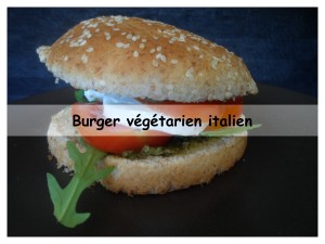 burger végétarien italien